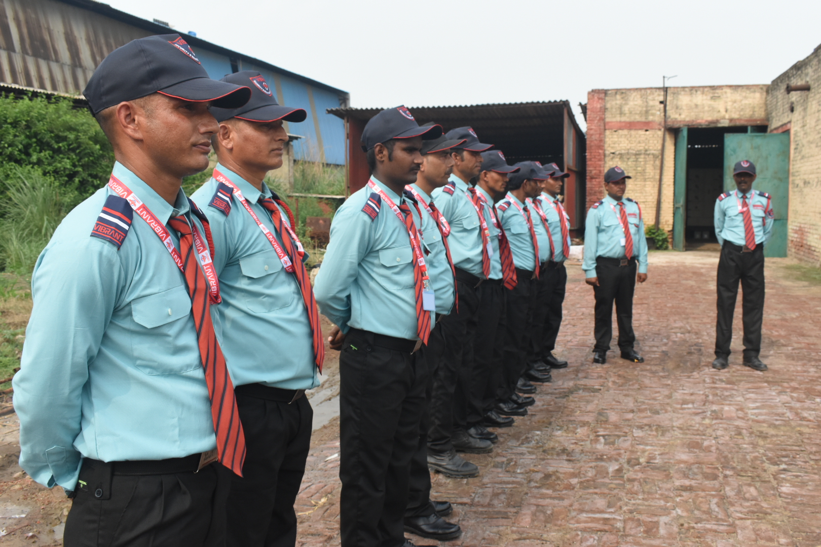 Vibrant Security and Manpower Services Staff on Site