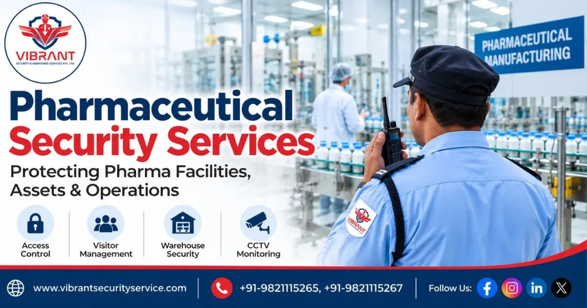 Pharmaceutical security services pharma facility protection
