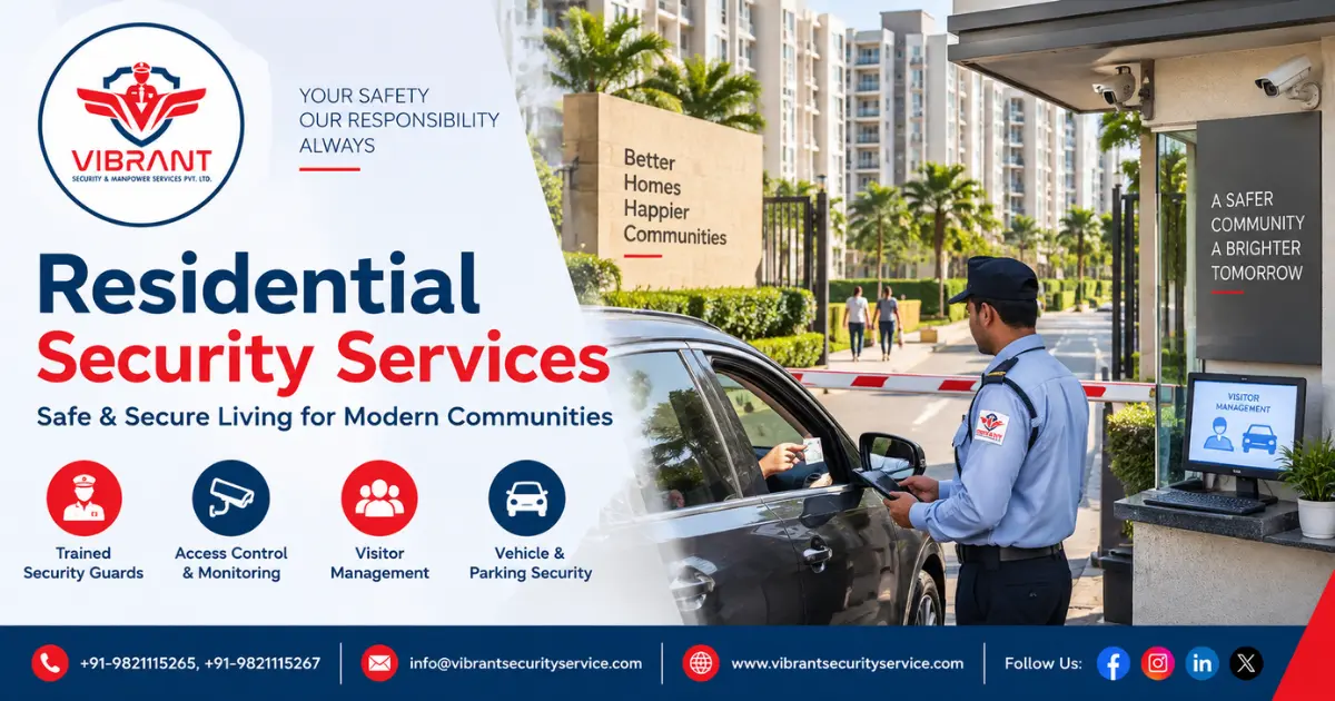 Residential Security Services: Ensuring Safety in Societies & Gated Communities