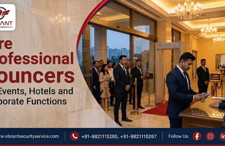 Hire professional bouncers for events, hotels and corporate functions in Delhi NCR – Vibrant Security