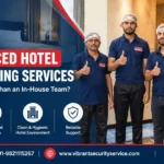 Outsourced Hotel Housekeeping Services with professional housekeeping staff maintaining hotel cleanliness