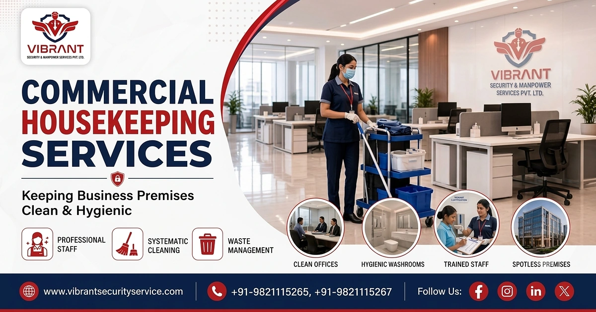 Reliable commercial housekeeping services and facility management